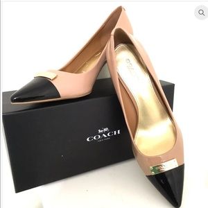 Coach Patent Leather Kitten Heels size 7.5